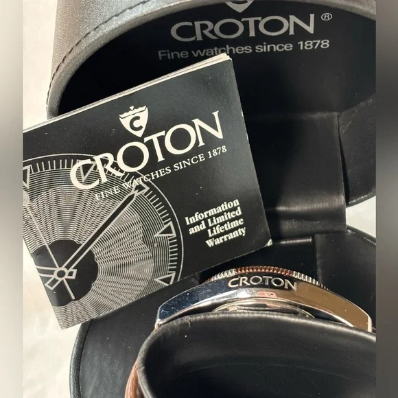 Croton Men's Watch Aquamatic CA301172 New Battery installed Works Great! - Picture 4 of 14
